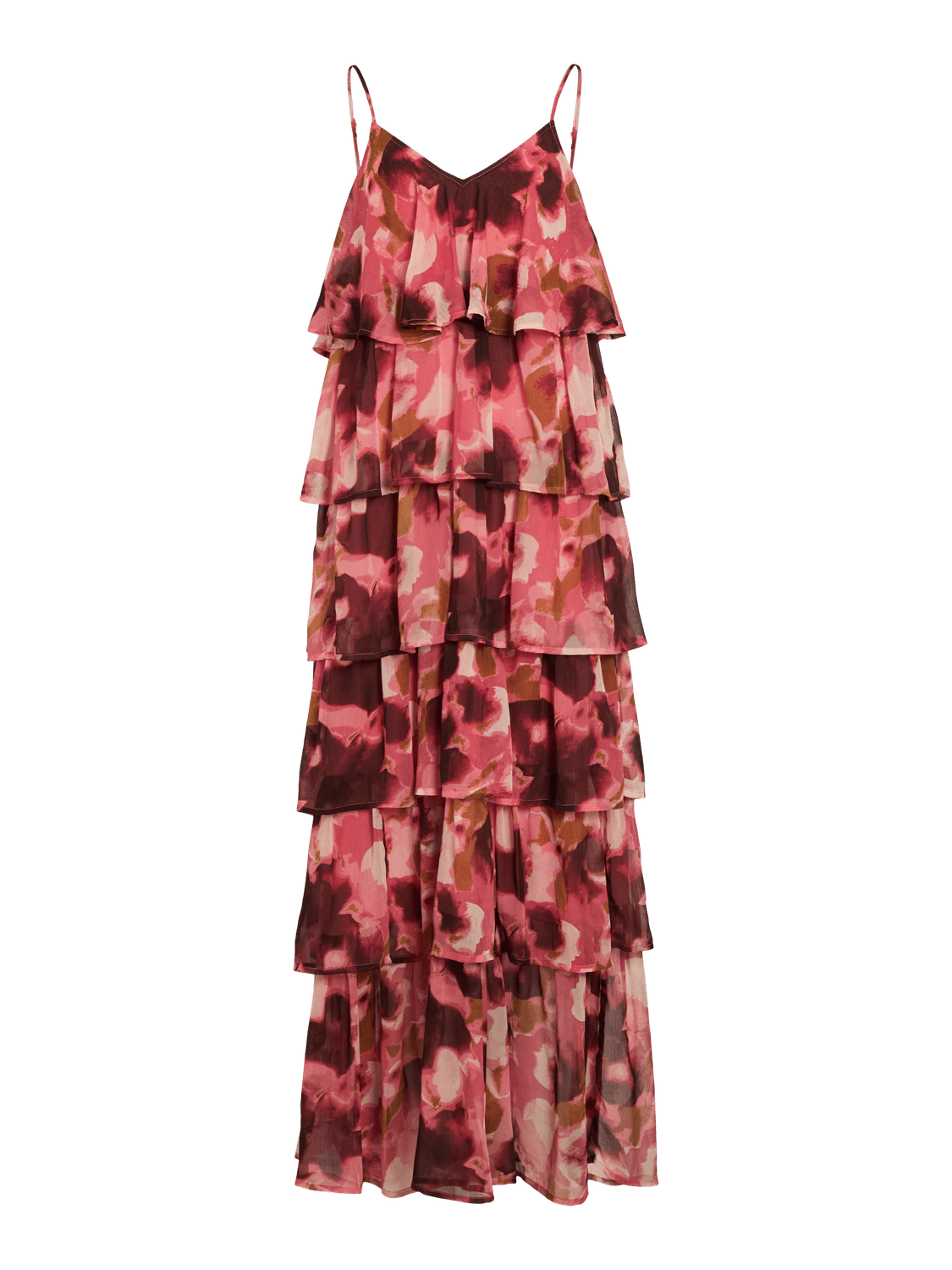 VIHARLEY Long Dress - Holly Berry - VERO MODA & VILA Bergvik